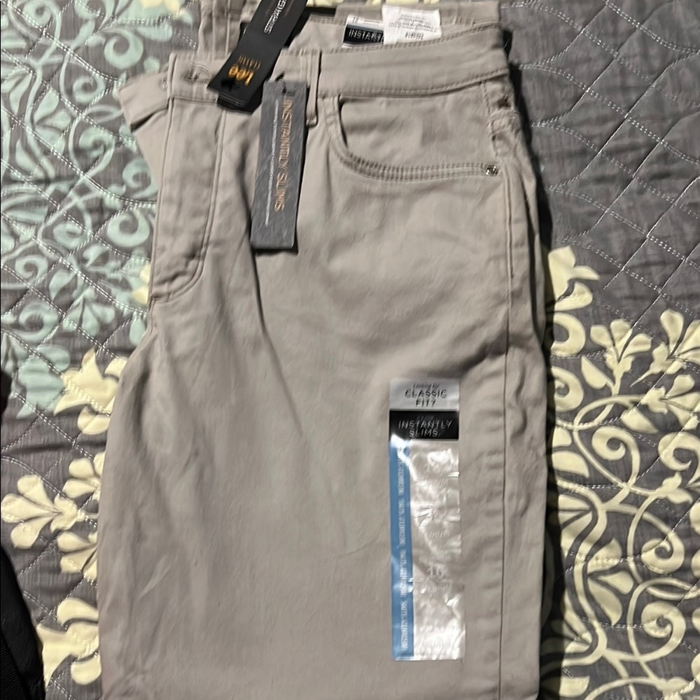 Lee Women's Straight Leg Pants - Gray